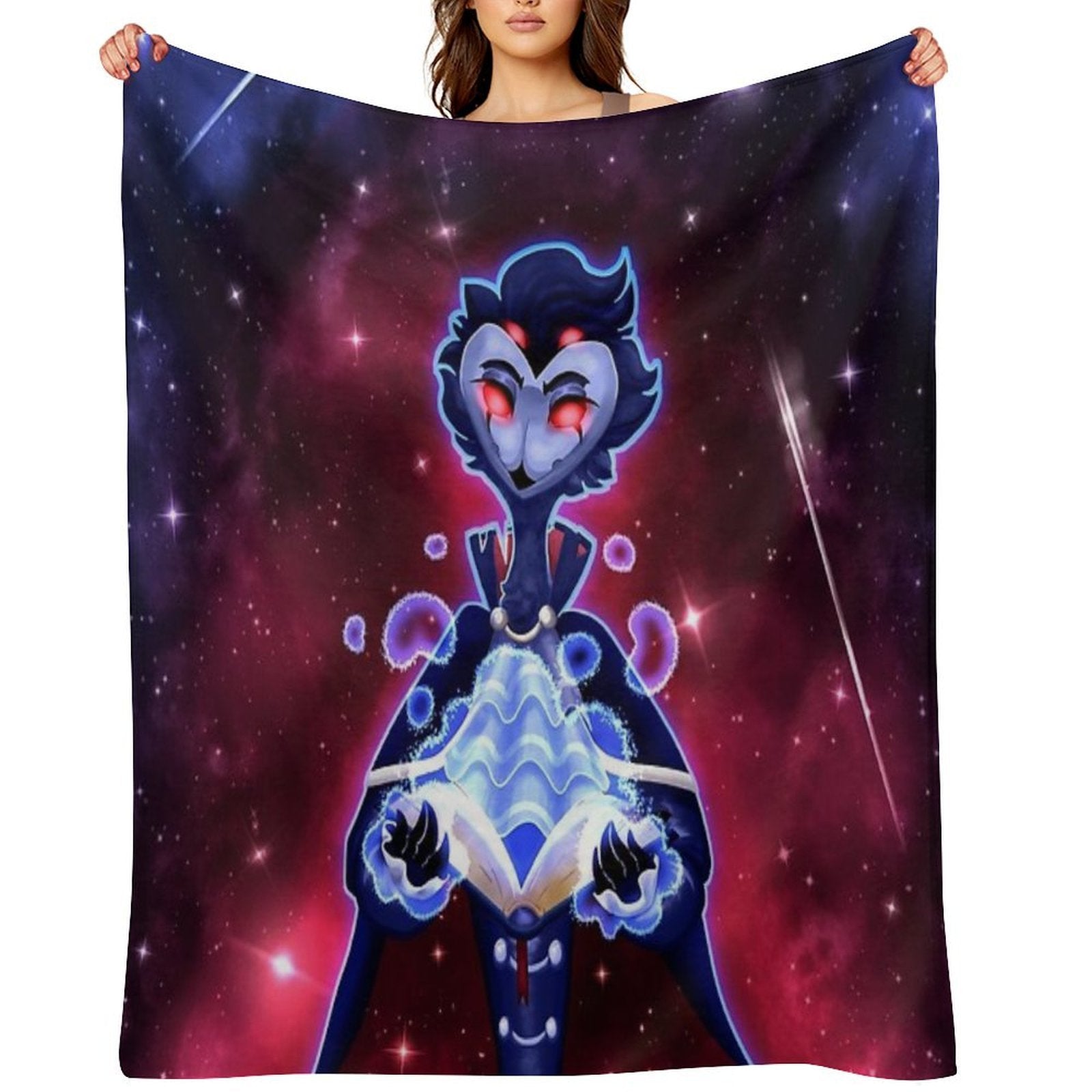 Helluva Boss Stolas Versatility Throw Blanket