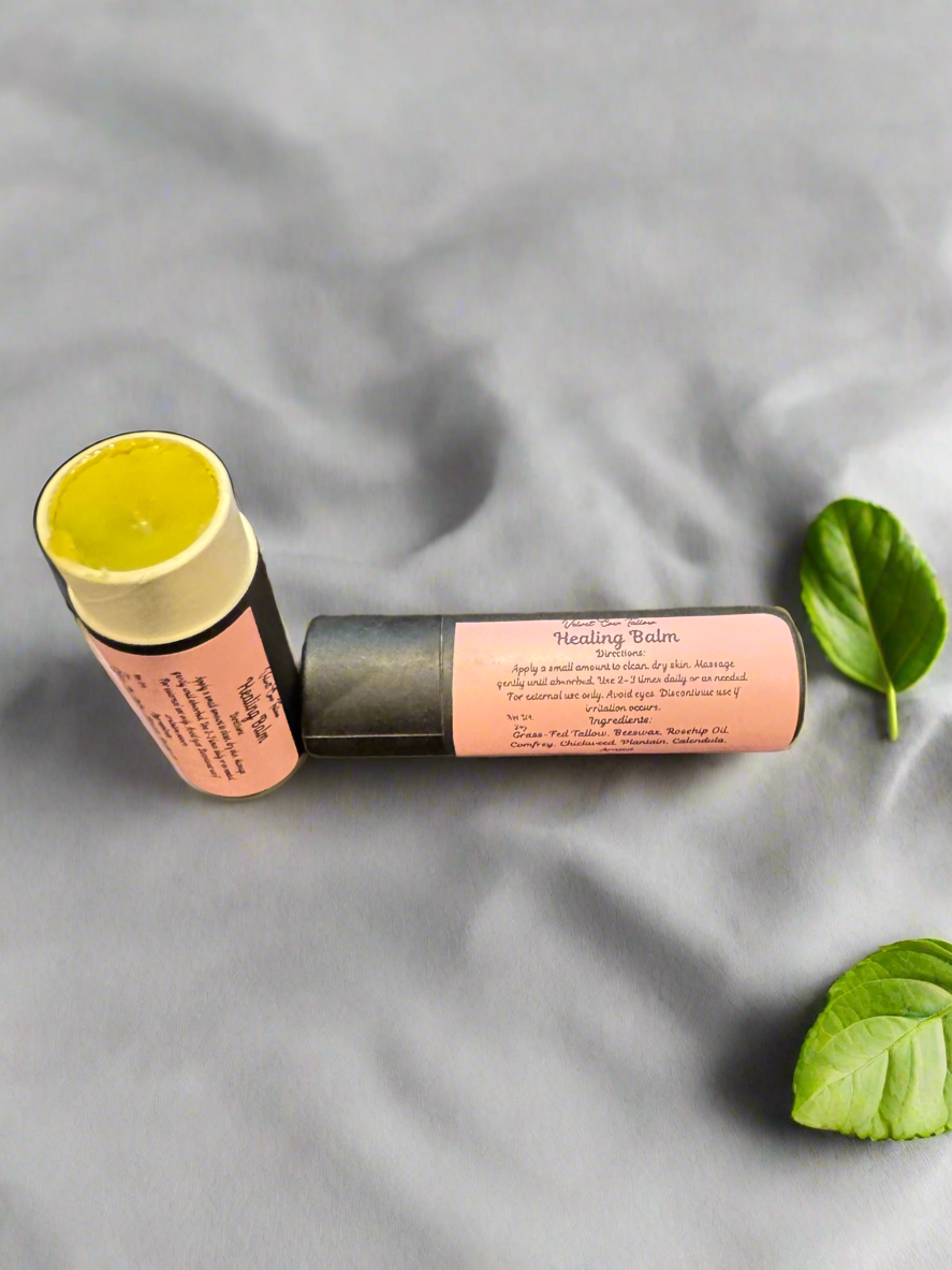 🌿 Tallow Healing Balm | Herbal Skin Repair Salve