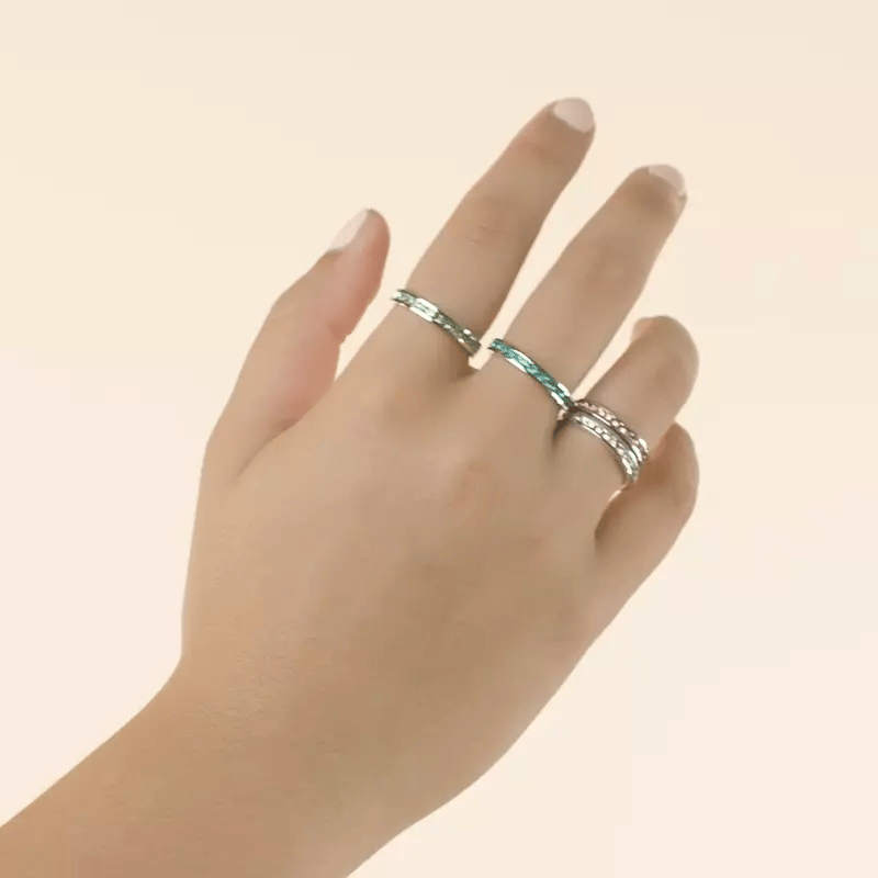Tessa Crystal Eternity Band