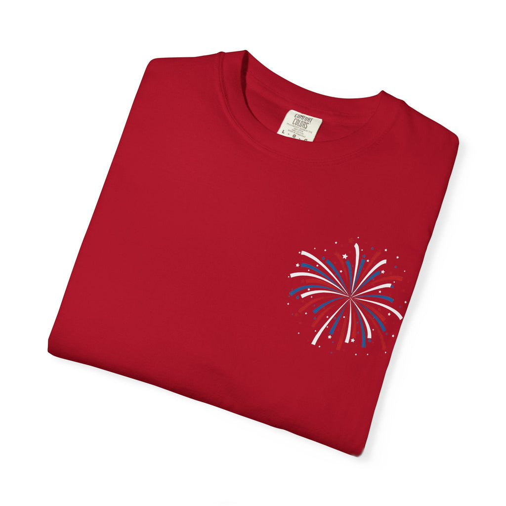 Joe Dirt Fireworks Graphic Tee | Garment-Dyed Americana Tee S–4XL