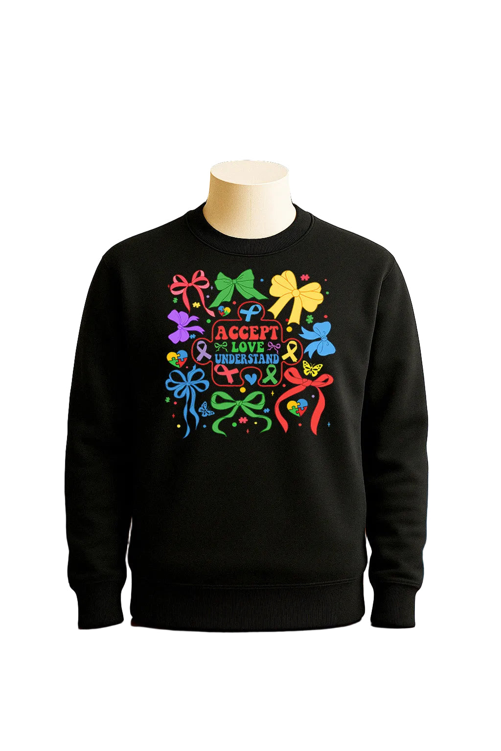 Accept Love Understand Autism Awareness 3 Graphic Tee Shirt