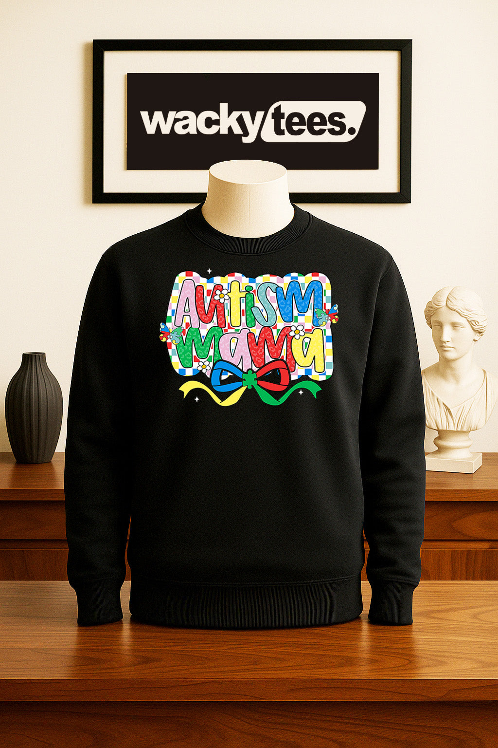 Autism Mama Awareness 2 Graphic Tee Shirt