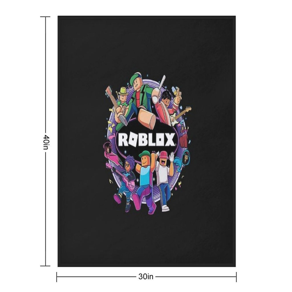 Roblox Vibrant Travel-friendly Throw Blanket