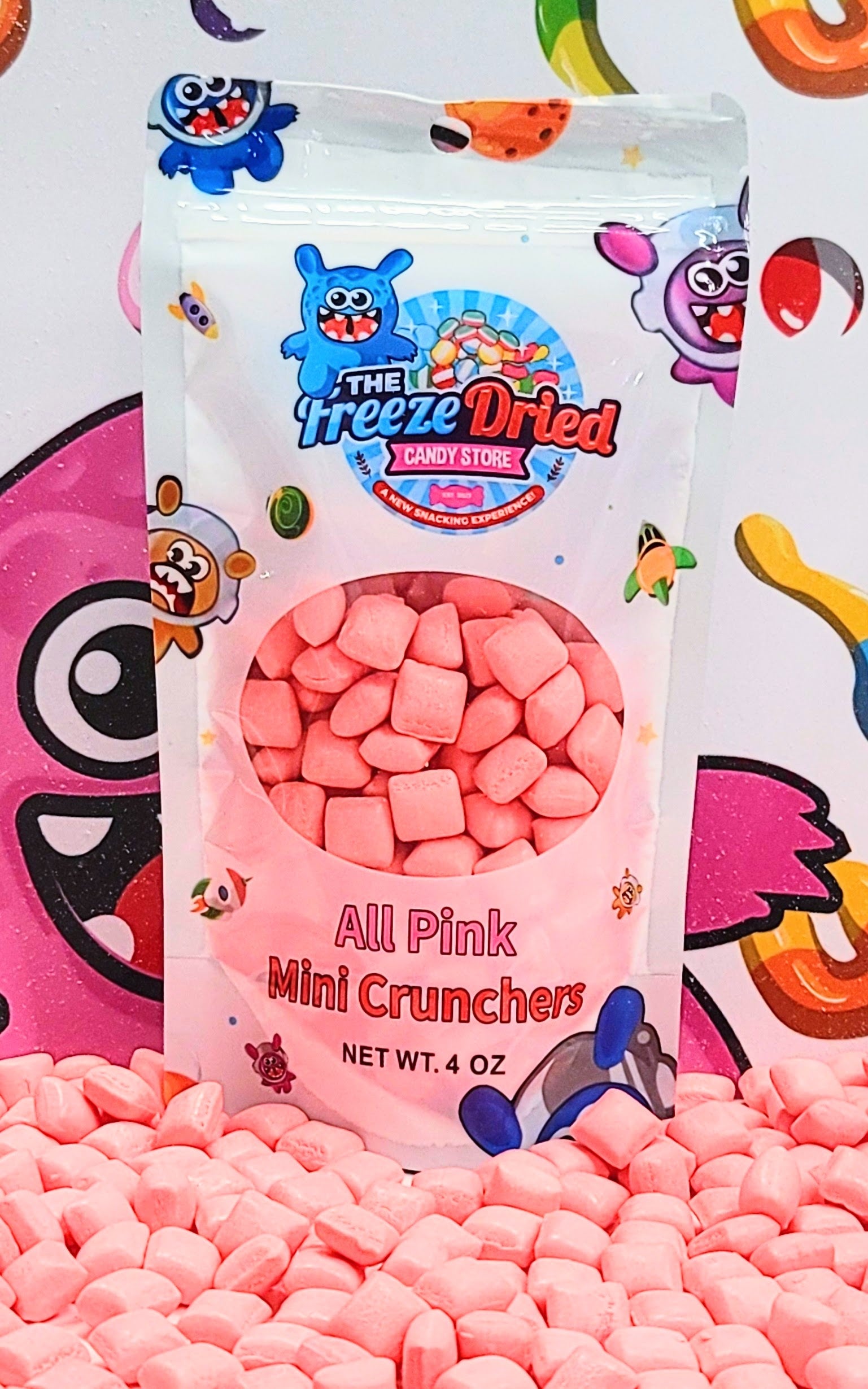 All Pink Mini Crunchers