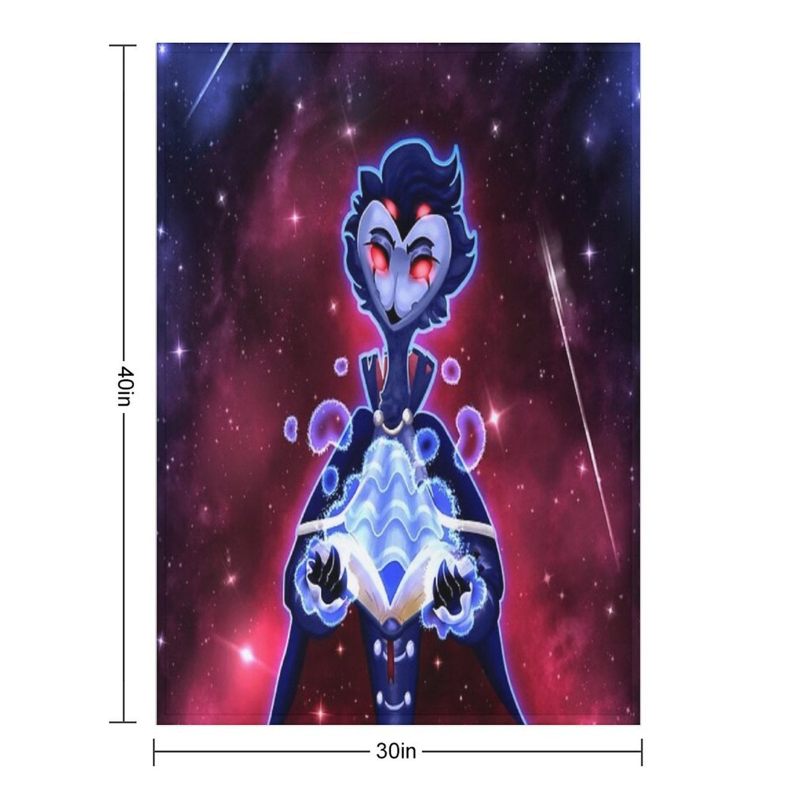 Helluva Boss Stolas Versatility Throw Blanket