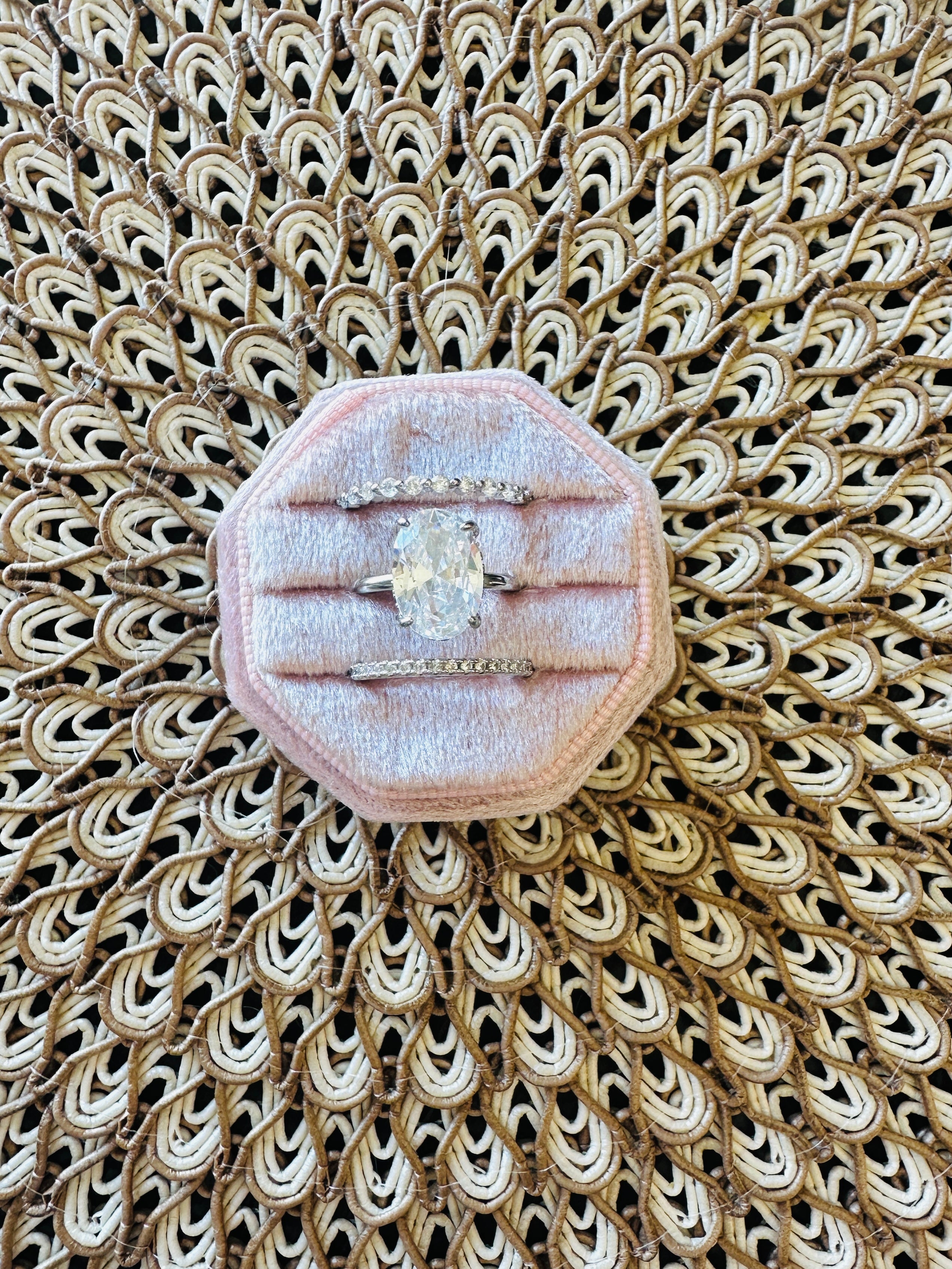 Alessandra 3 Piece Luxe Ring Set- Silver