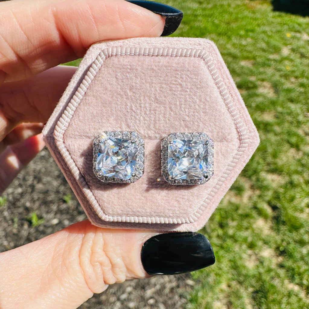 Bianca Halo Studs