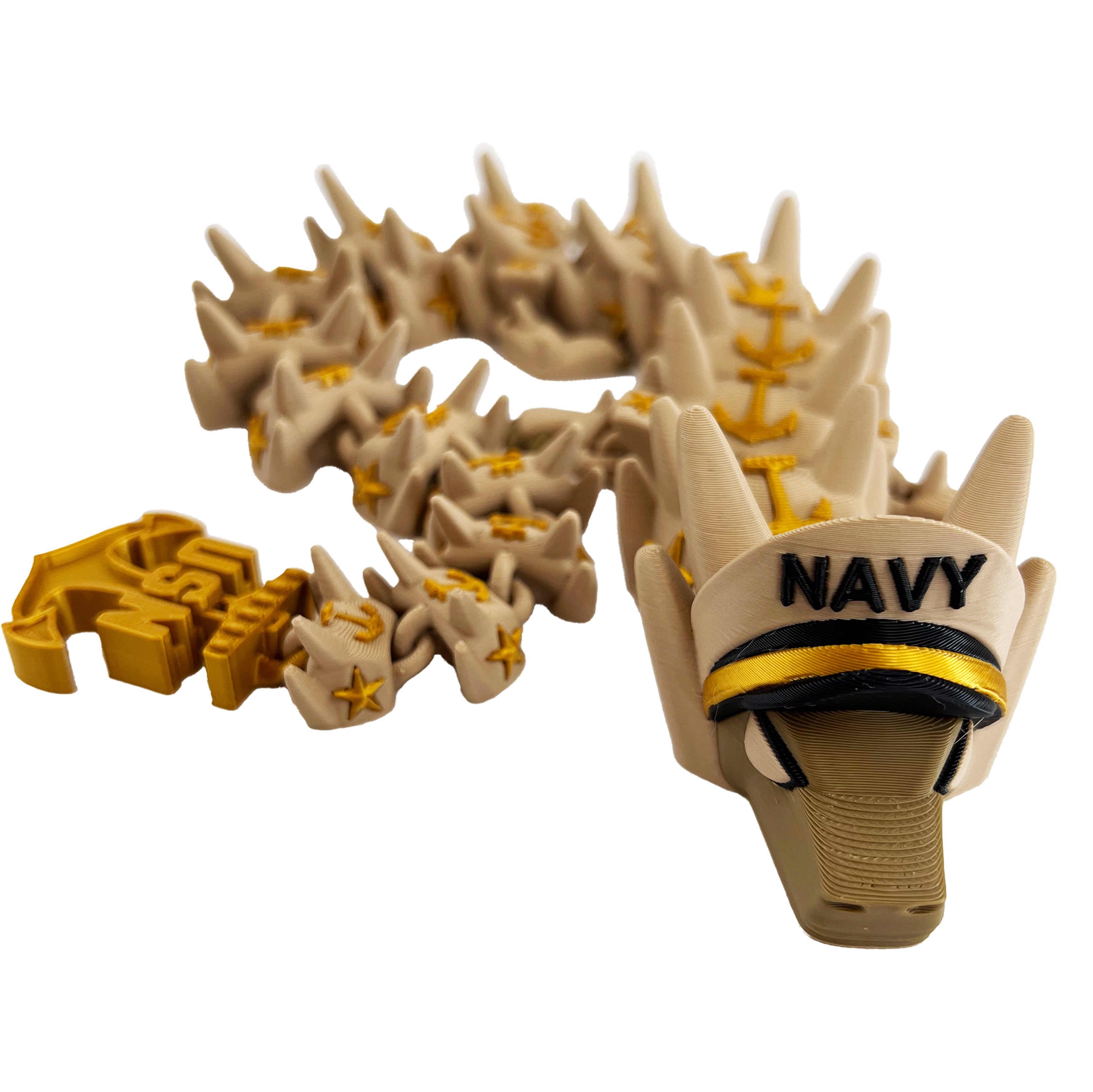 3D PRINTED NAVY DRAGON