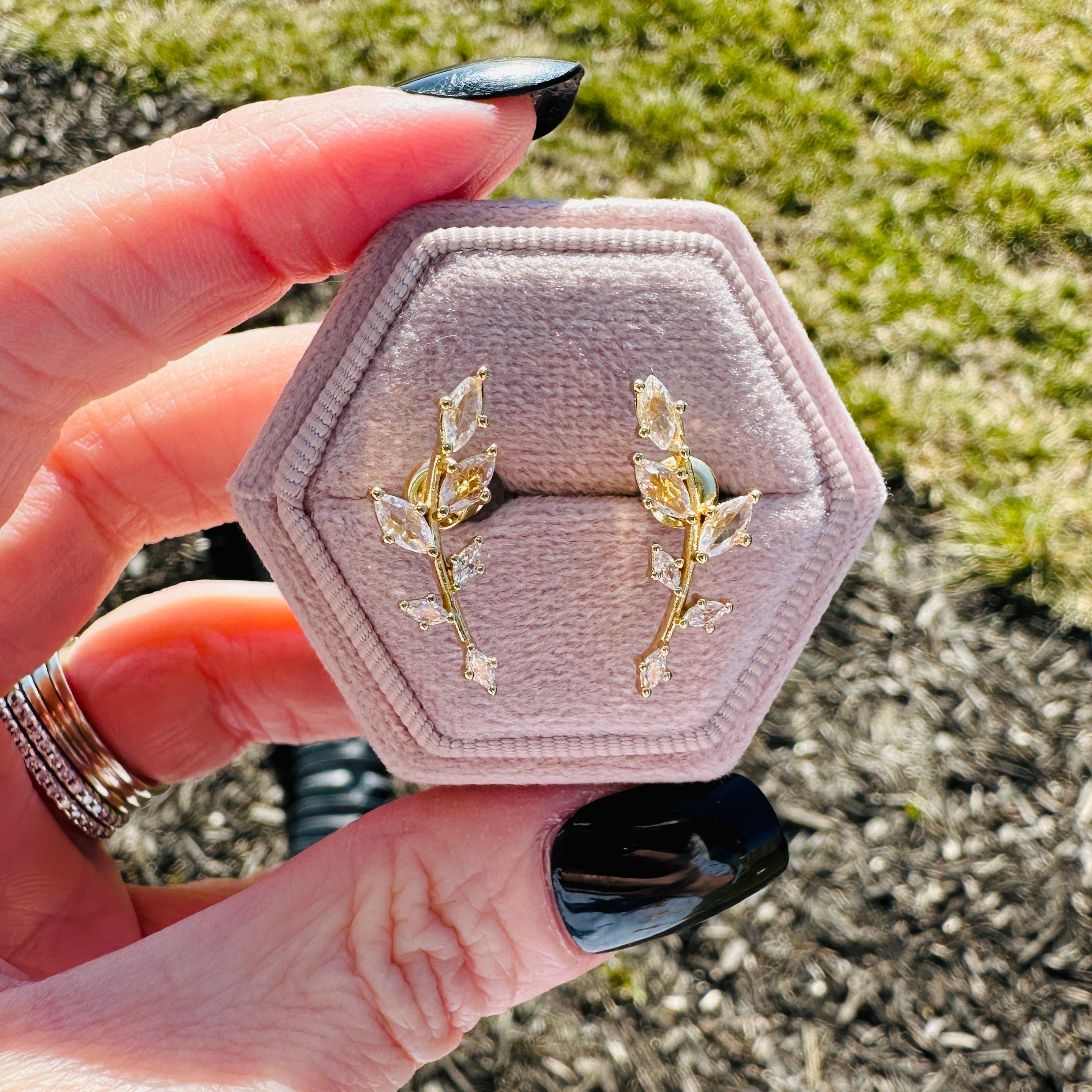 Ivy Earrings- Gold