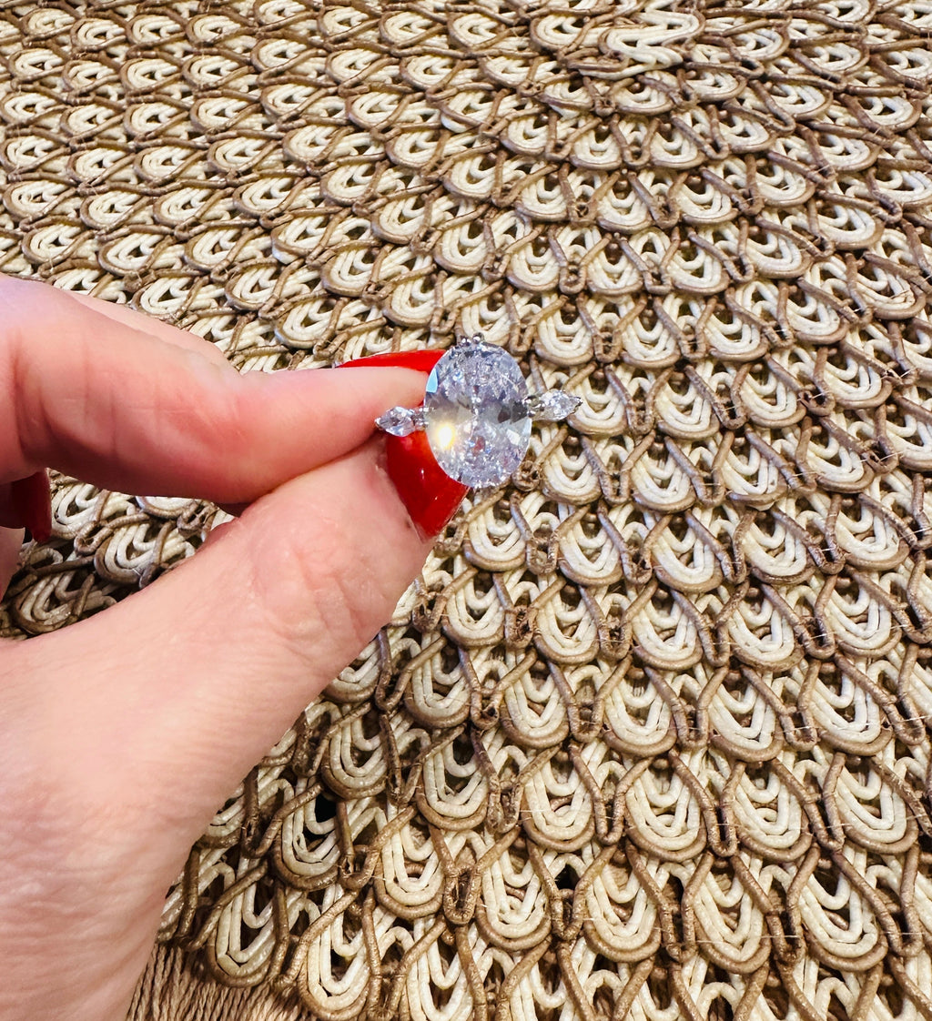 Isla Oval Marquise Ring