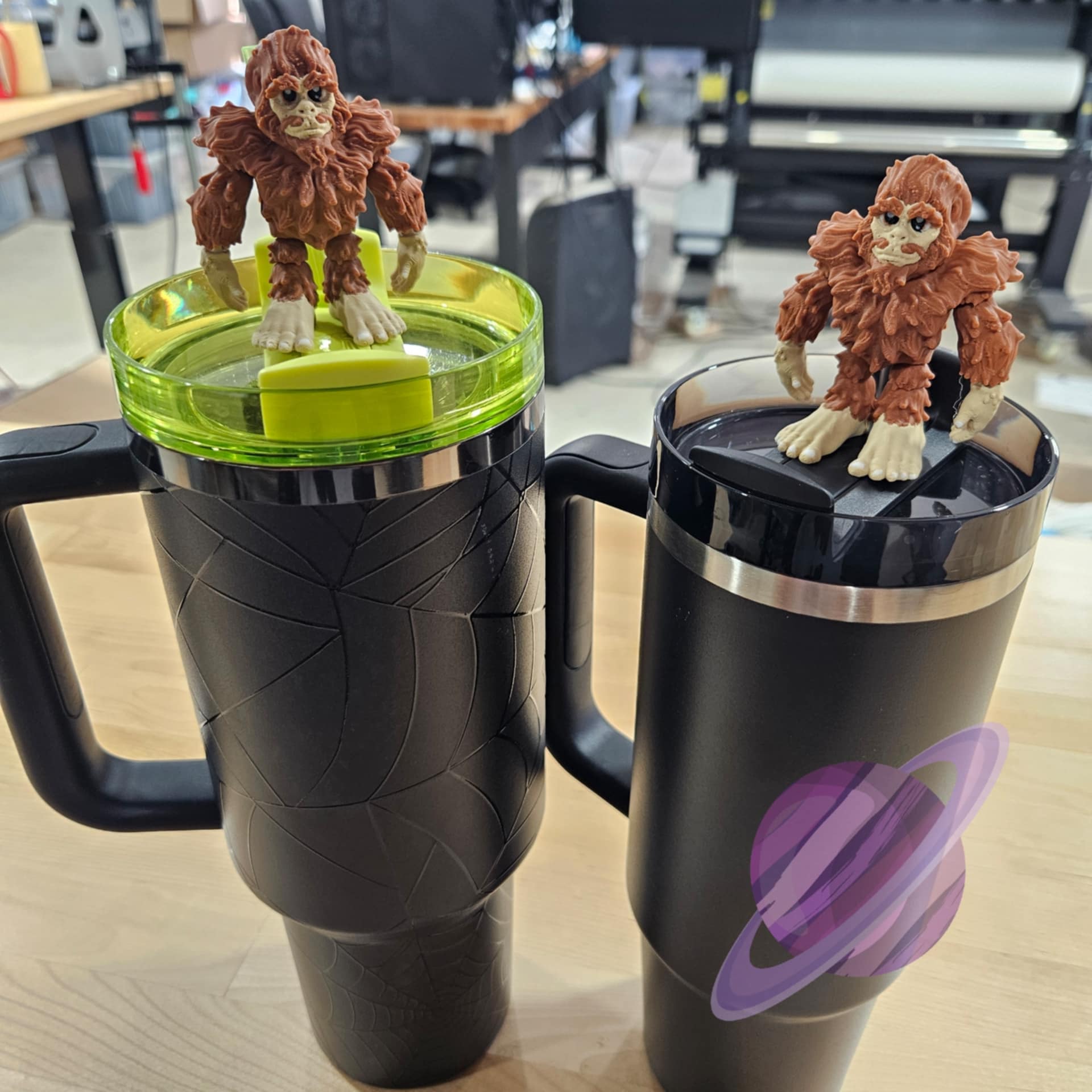 BIG FOOT 3D PRINTED STRAW BUDDY