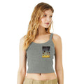 Ribbed Tank Top Fairy Art – Hand-Painted Oil Design by Marissa