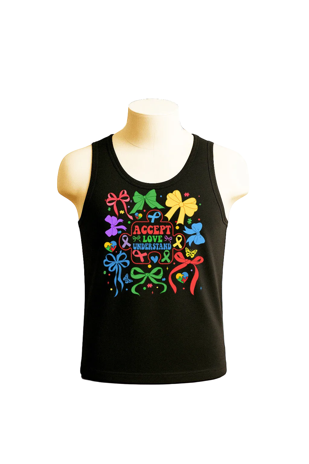Accept Love Understand Autism Awareness 3 Graphic Tee Shirt