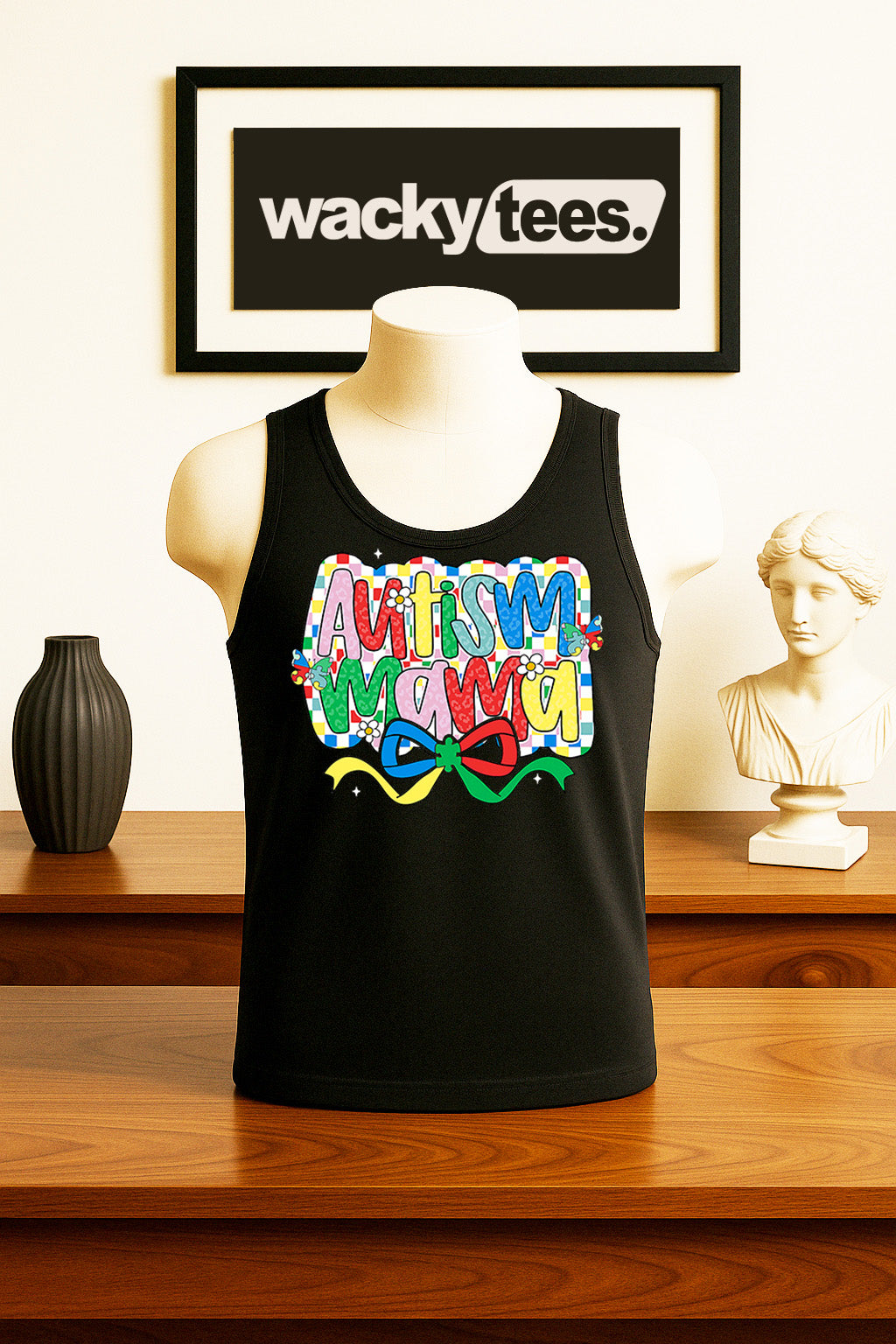 Autism Mama Awareness 2 Graphic Tee Shirt