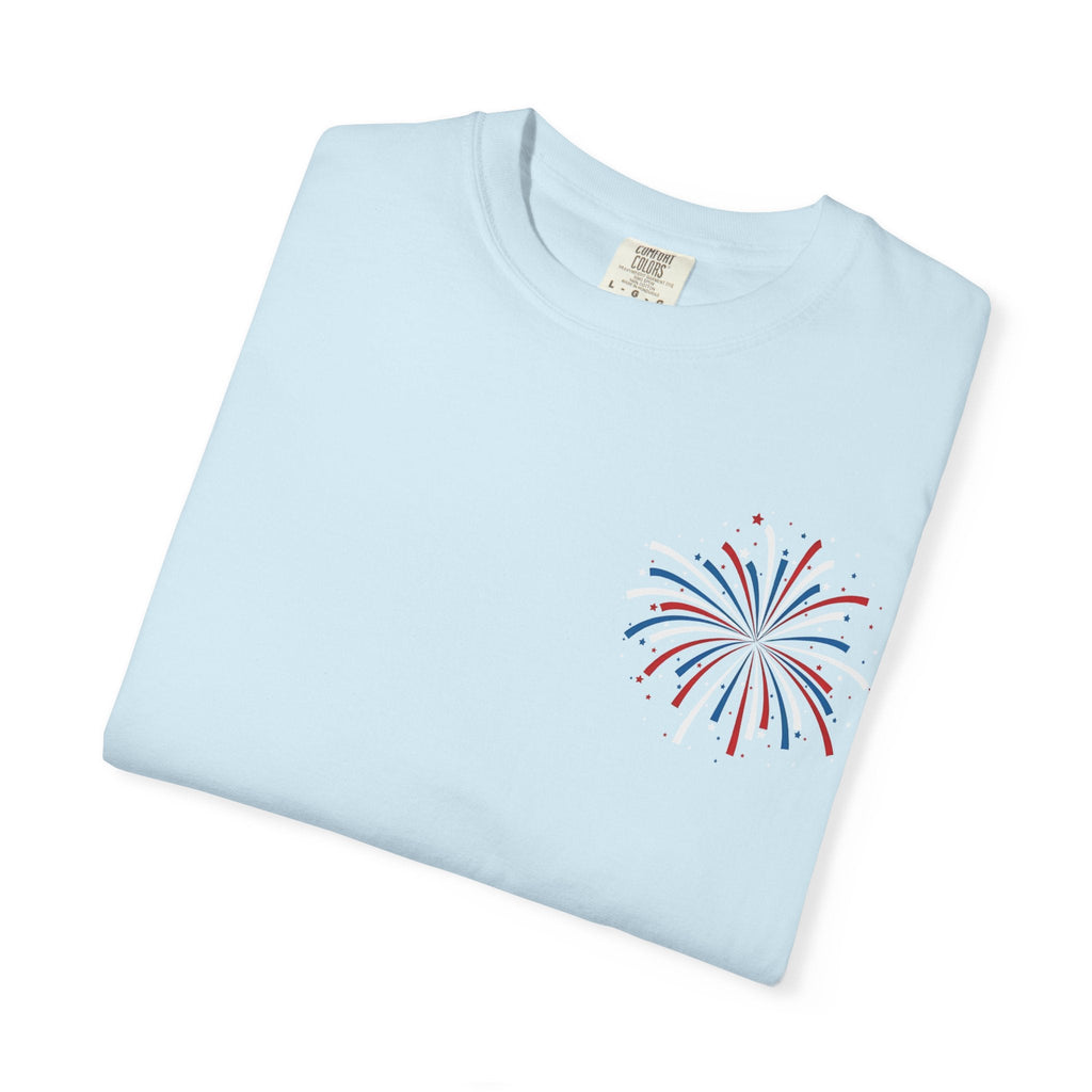 Joe Dirt Fireworks Graphic Tee | Garment-Dyed Americana Tee S–4XL