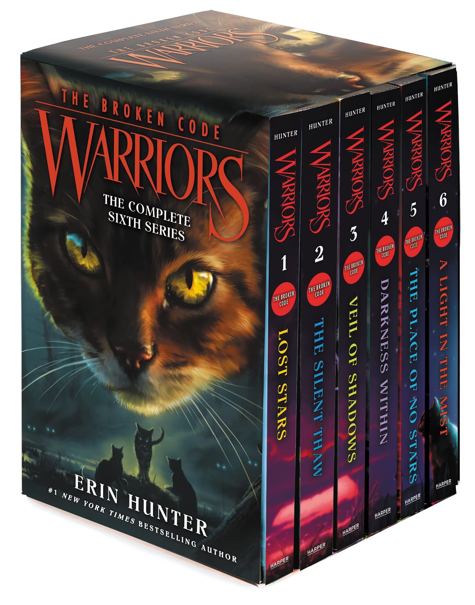 Warriors: The Broken Code Box Set: Volumes 1 to 6 by Hunter,