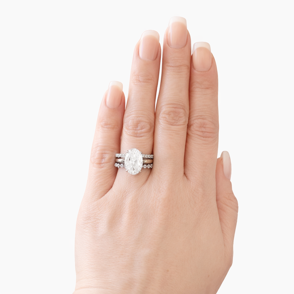 Alessandra 3 Piece Luxe Ring Set- Silver