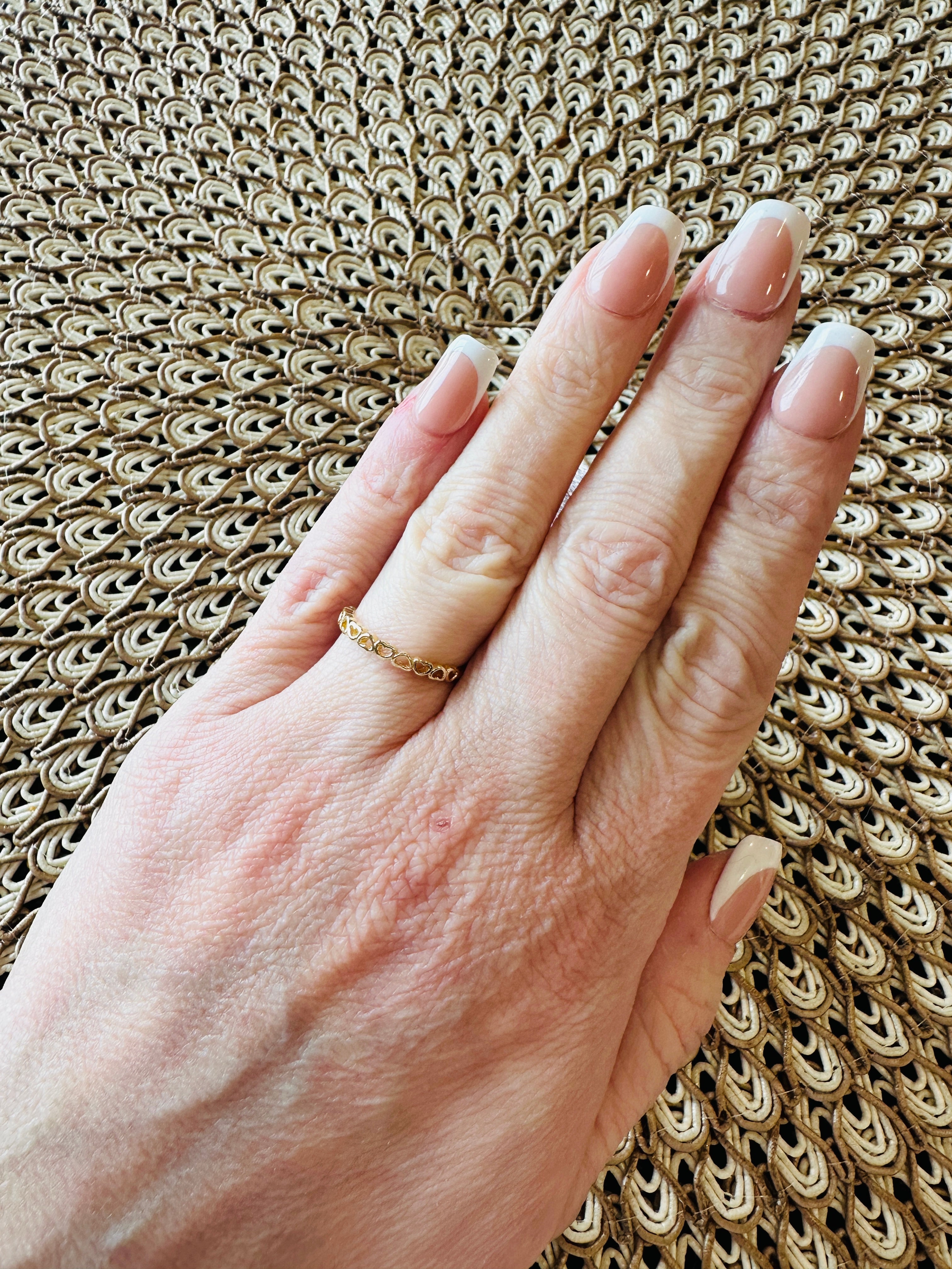 Heart Stacker Ring- Gold
