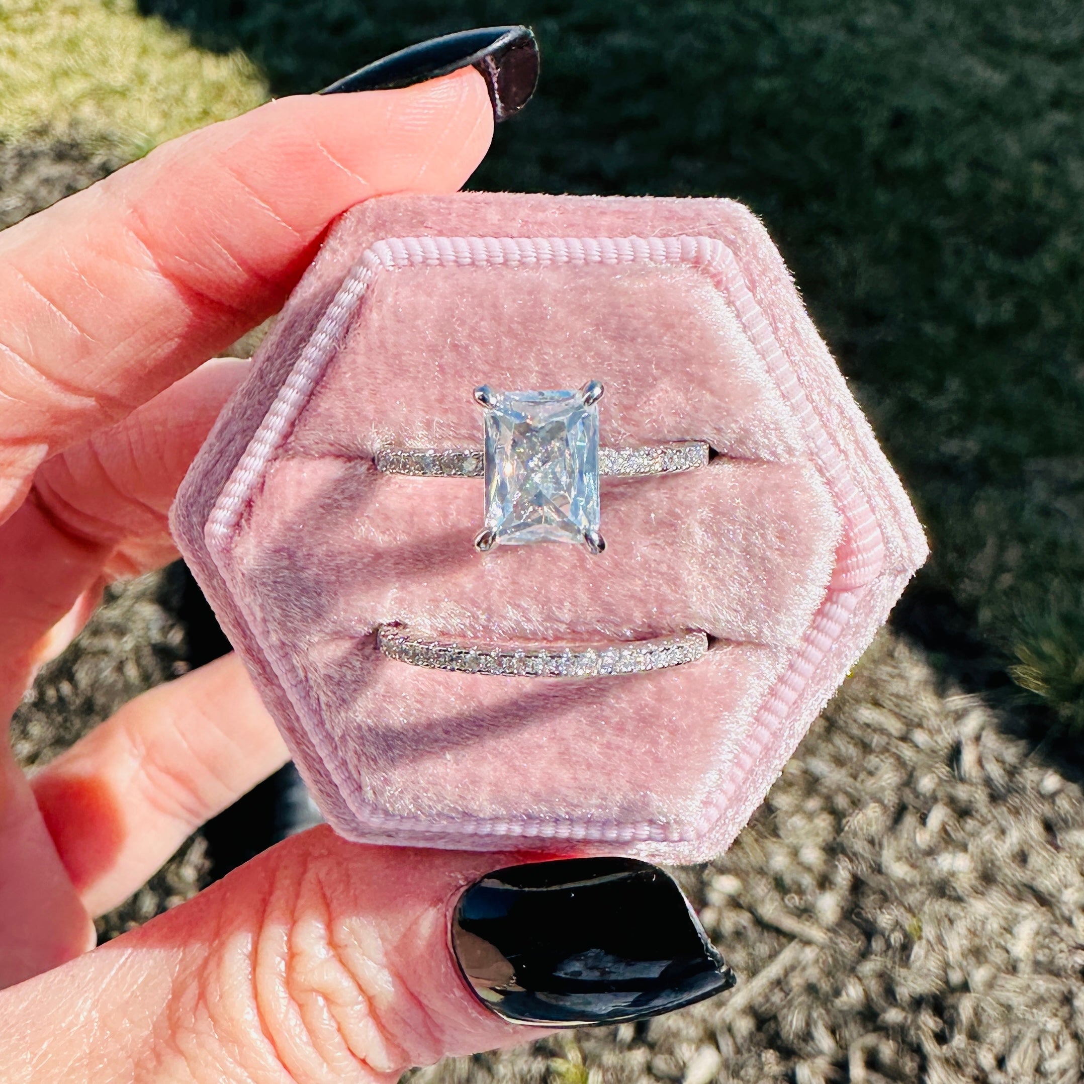 Aria Luxe Radiant Ring Set