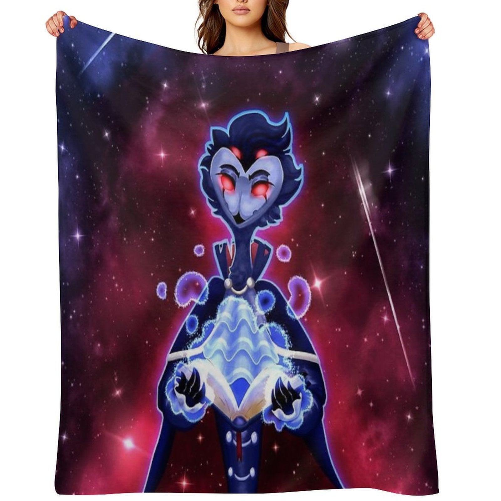 Helluva Boss Stolas Versatility Throw Blanket