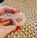 Jordin Sparkling Pink Rose Gold Ring