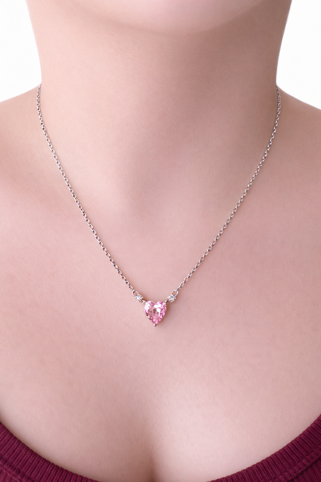 Lucy Heart Necklace- 18"