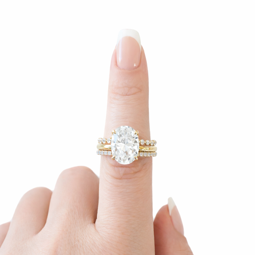 Alessandra 3 Piece Luxe Ring Set- Gold