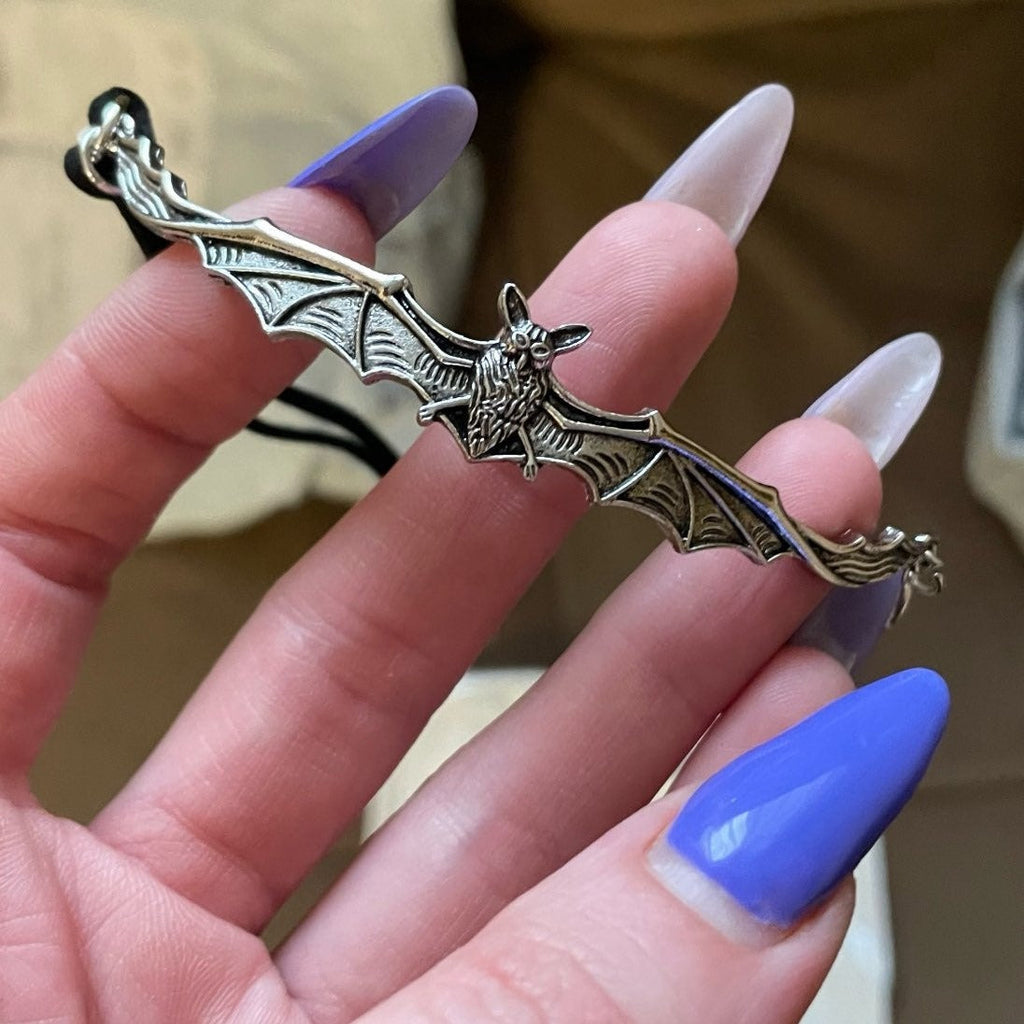Creatures of the Night Gothic Bat Choker Necklace