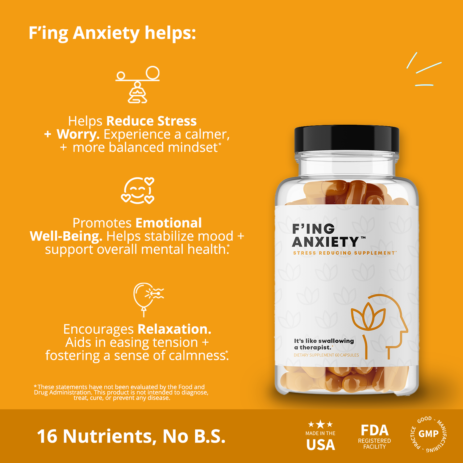 F'ing Calm - Natural Remedies & Supplements for Mood Support
