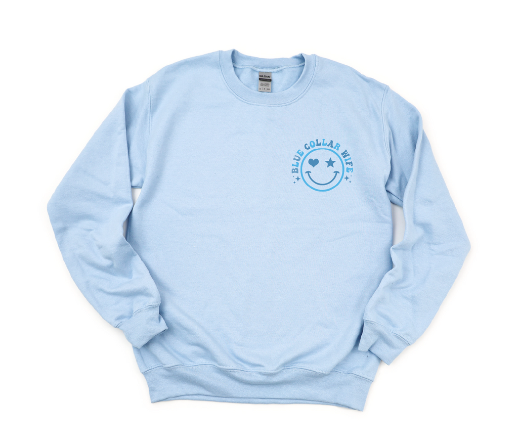 Dirty Hands Clean Money Blue Collar Wife Sweatshirt