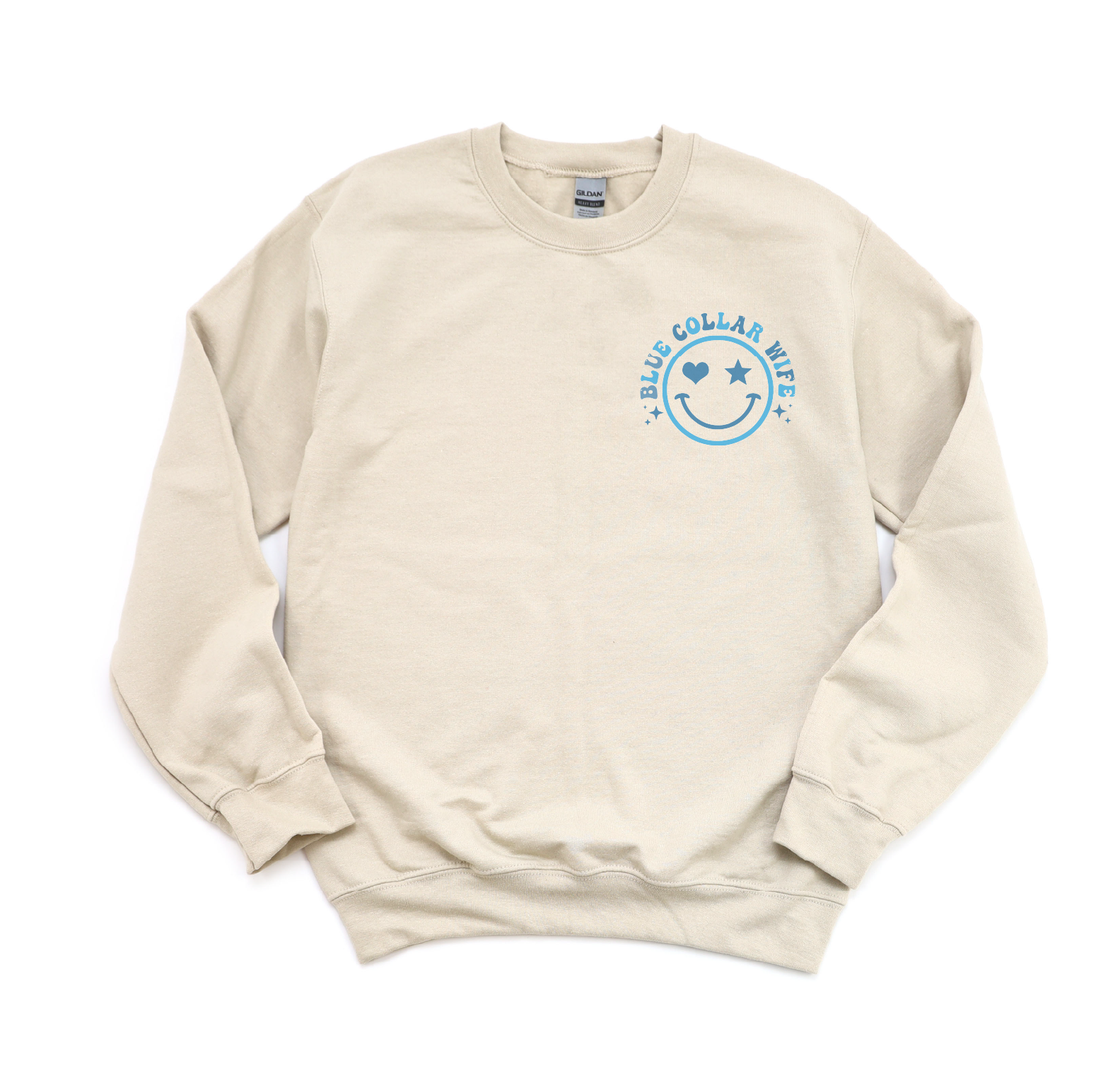 Dirty Hands Clean Money Blue Collar Wife Sweatshirt