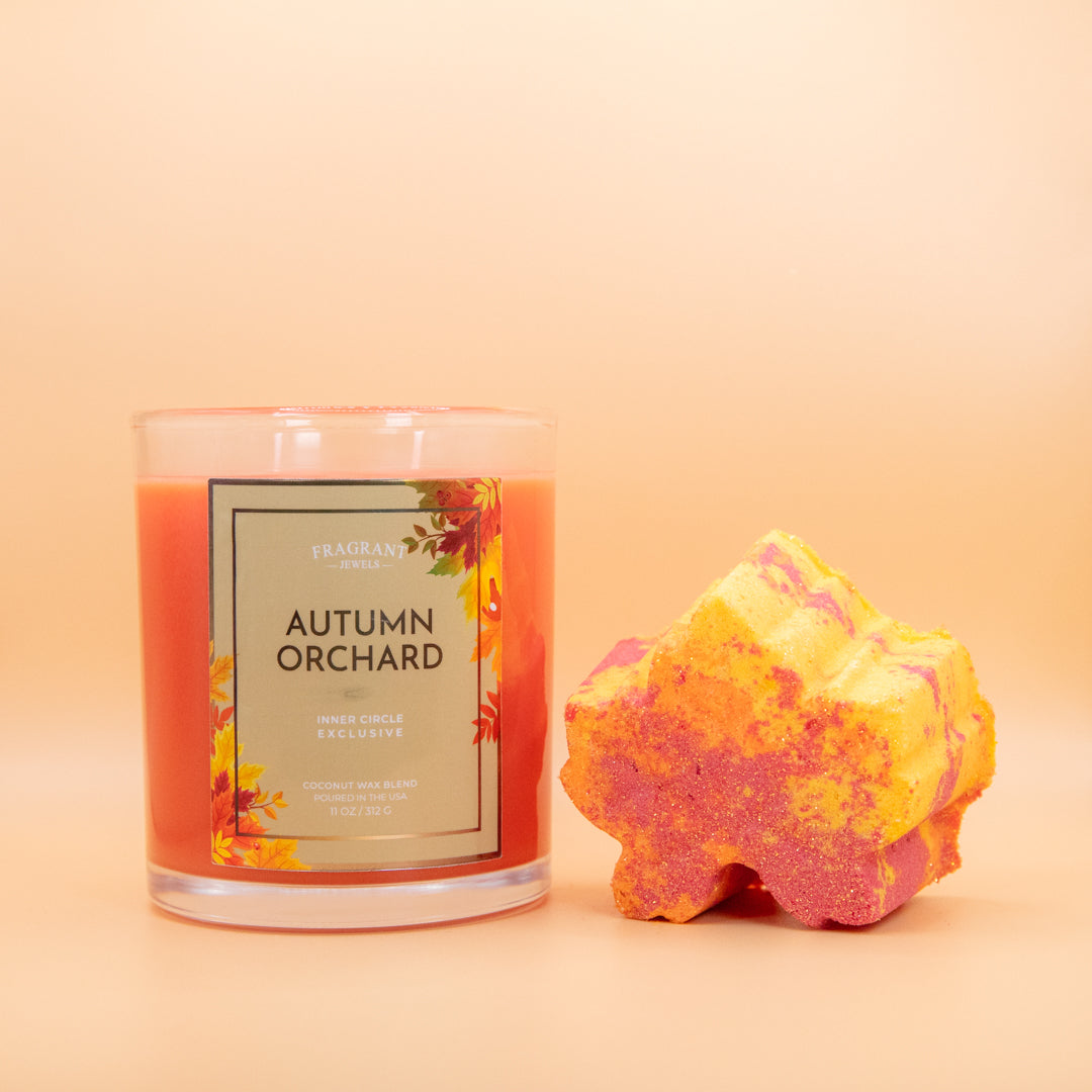 Autumn Orchard - Candle and Bath Bomb Set