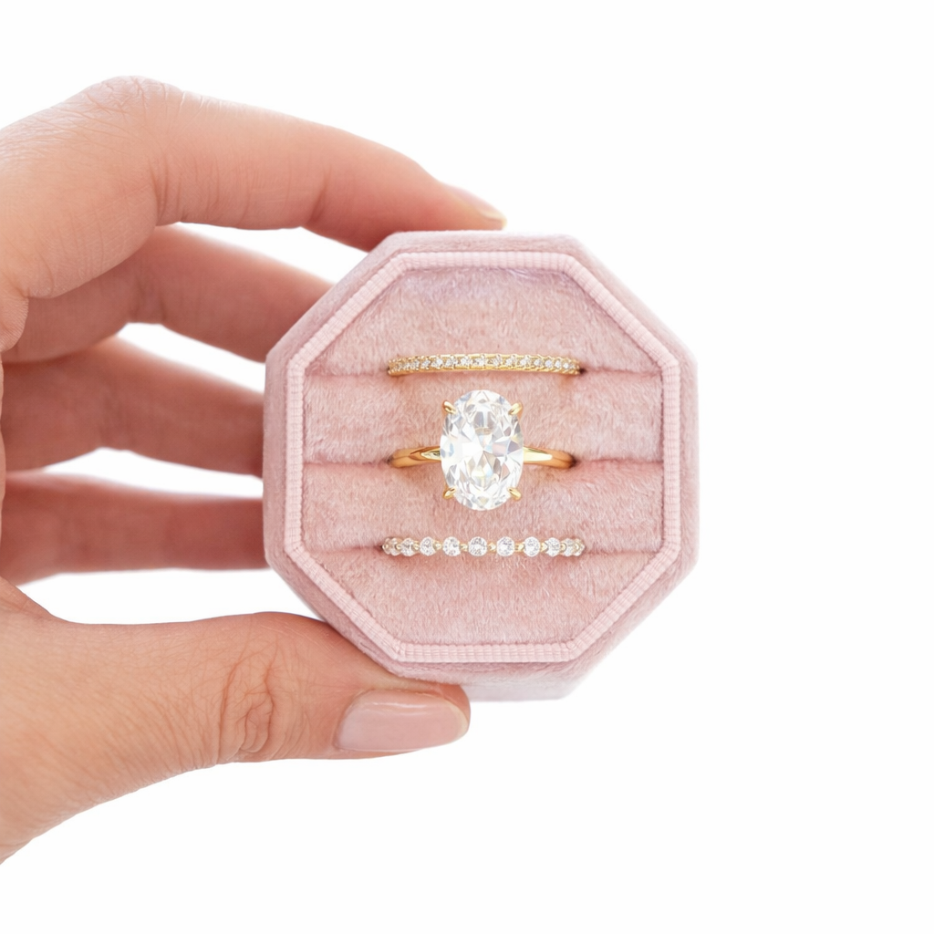 Alessandra 3 Piece Luxe Ring Set- Gold