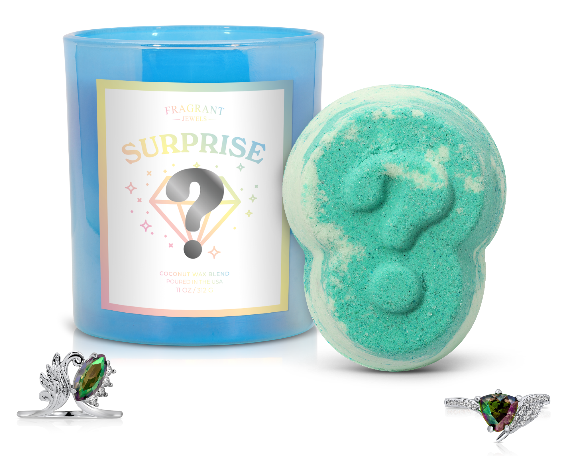 Surprise - Candle and Bath Bomb Set