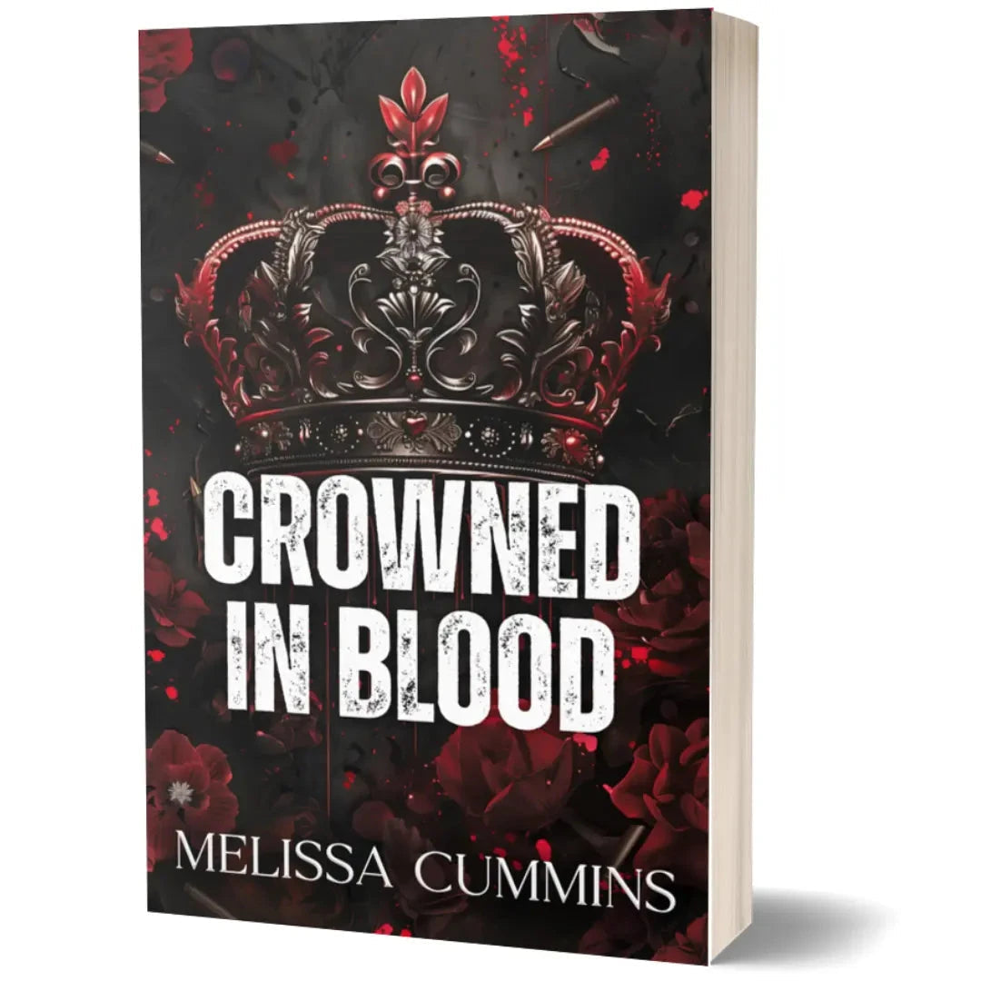 Crowned In Blood Paperback - Dark Mafia Age Gap Romance