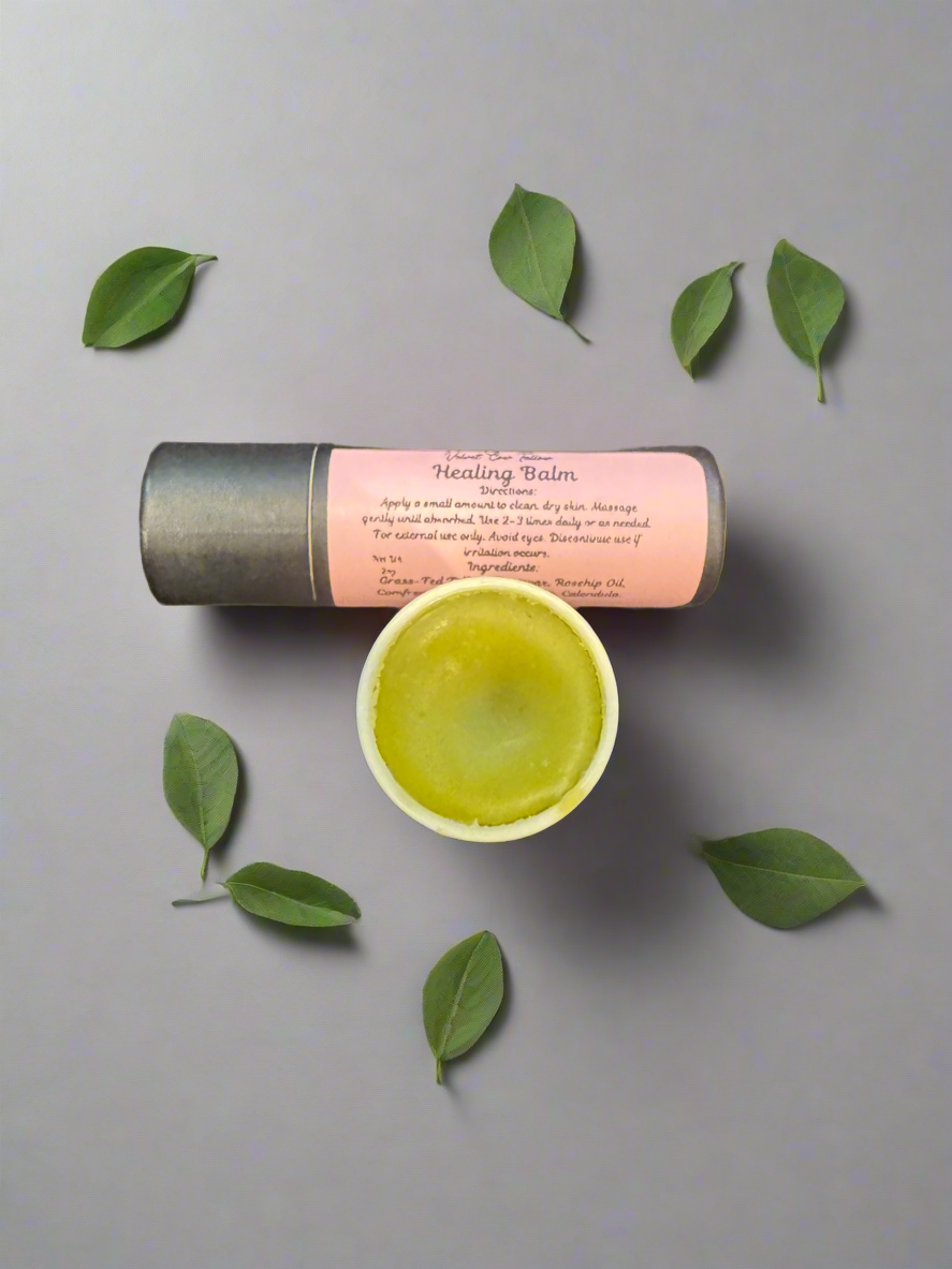 🌿 Tallow Healing Balm | Herbal Skin Repair Salve
