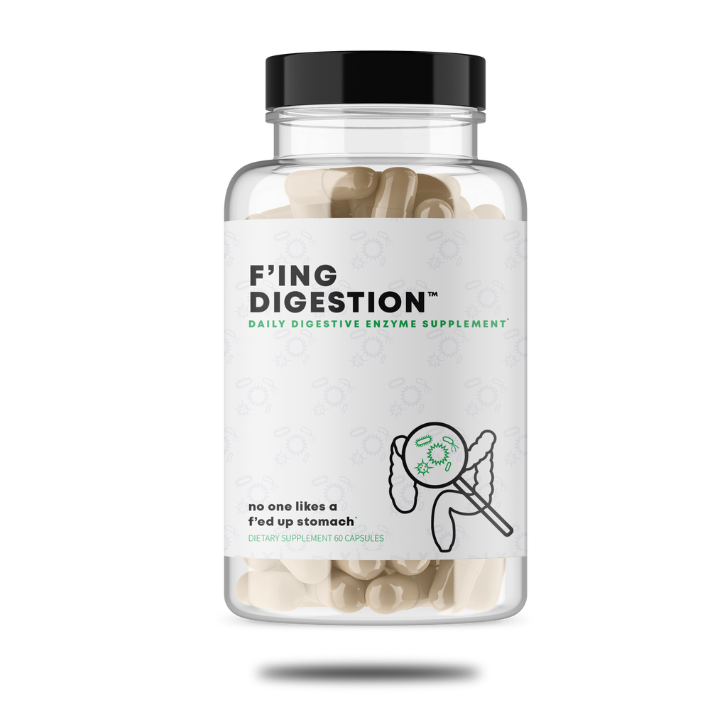 F'ing Digestion - Daily Digestive Enzyme + Probiotic Supplement