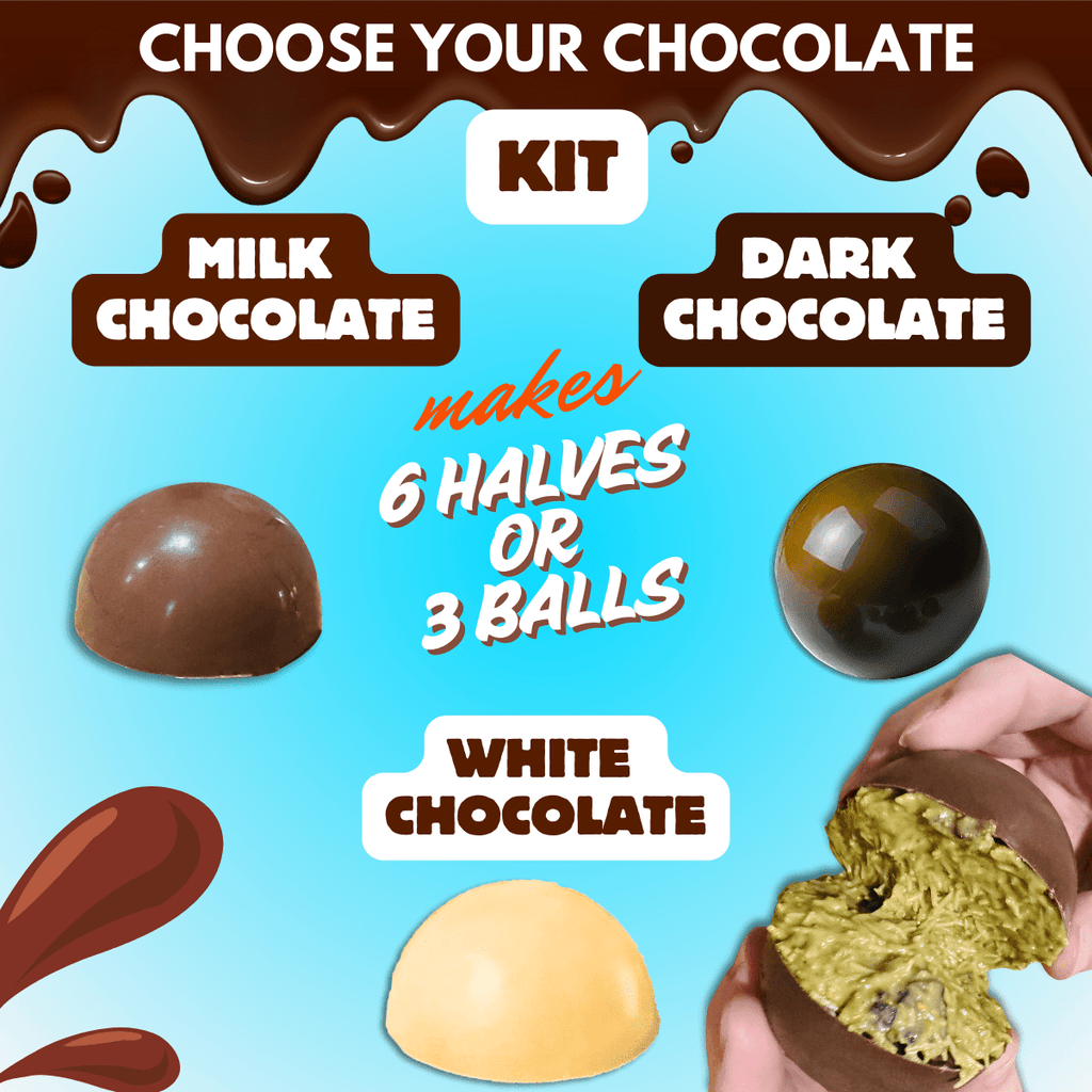 Dubai Pistachio Chocolate Bonbon Kit – DIY Sphere Candy with Kunafa | Yum Yum Candy Shop