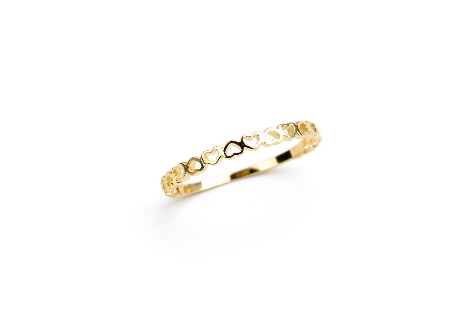 Heart Stacker Ring- Gold