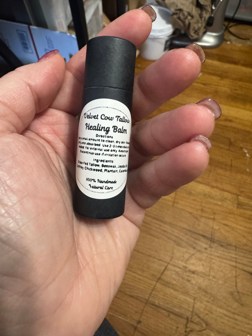 🌿 Tallow Healing Balm | Herbal Skin Repair Salve