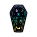 HoloGrave Logo Holo Fractal Sticker