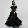 Graveyard Queen Gothic Layered Dress