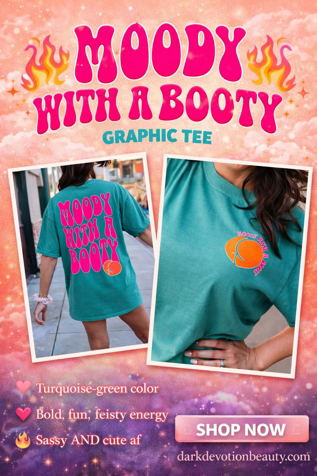 Moody with a booty Graphic Tee