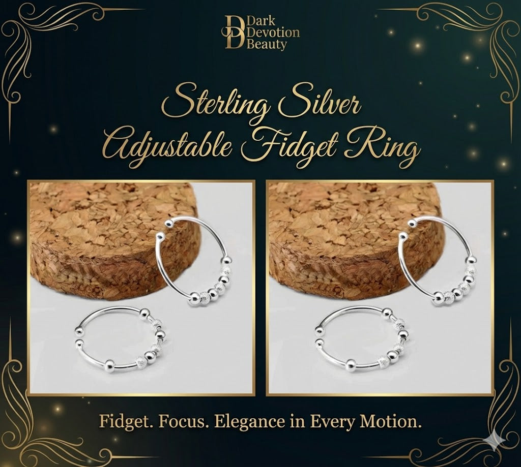 Sterling Silver Adjustable Fidget Ring