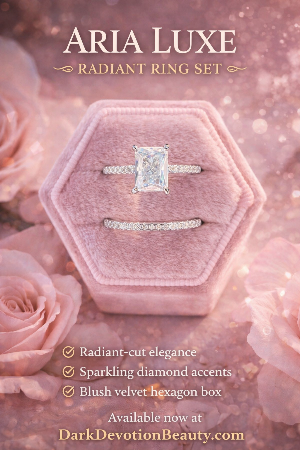 Aria Luxe Radiant Ring Set