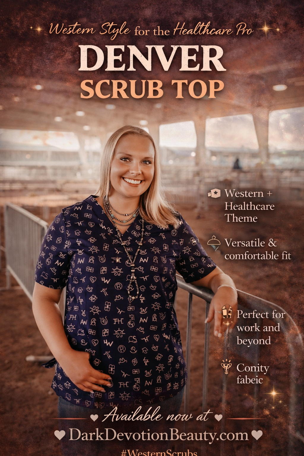 Denver Scrub Top