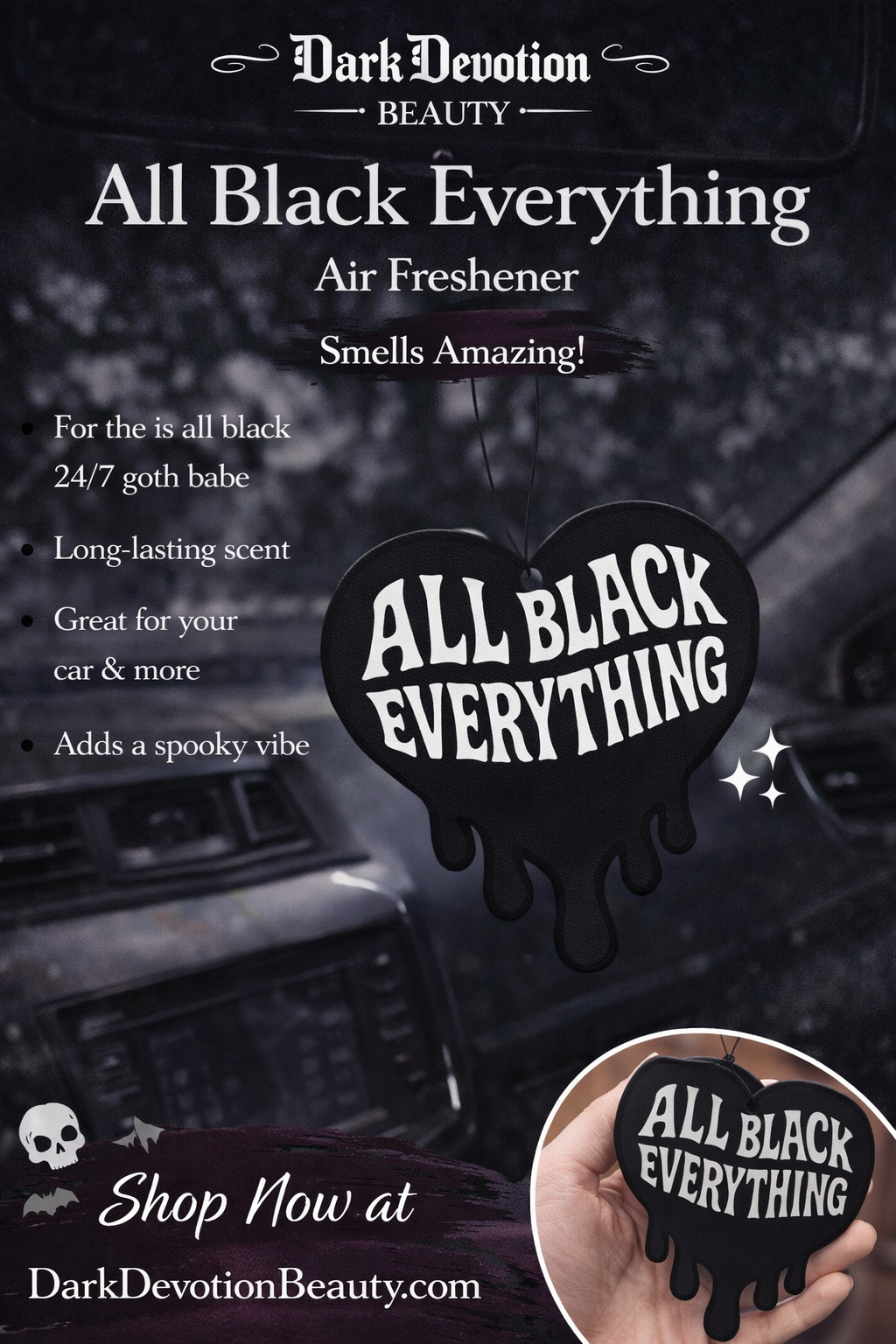 All Black Everything Air Freshener