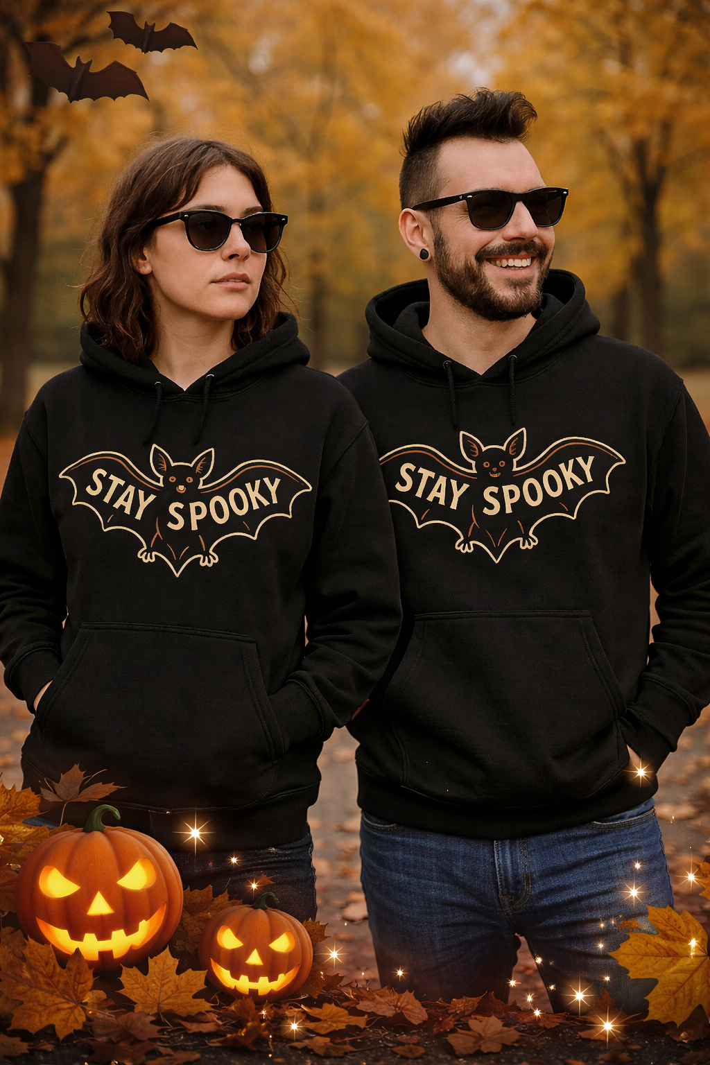 Stay Spooky Bat Hoodie