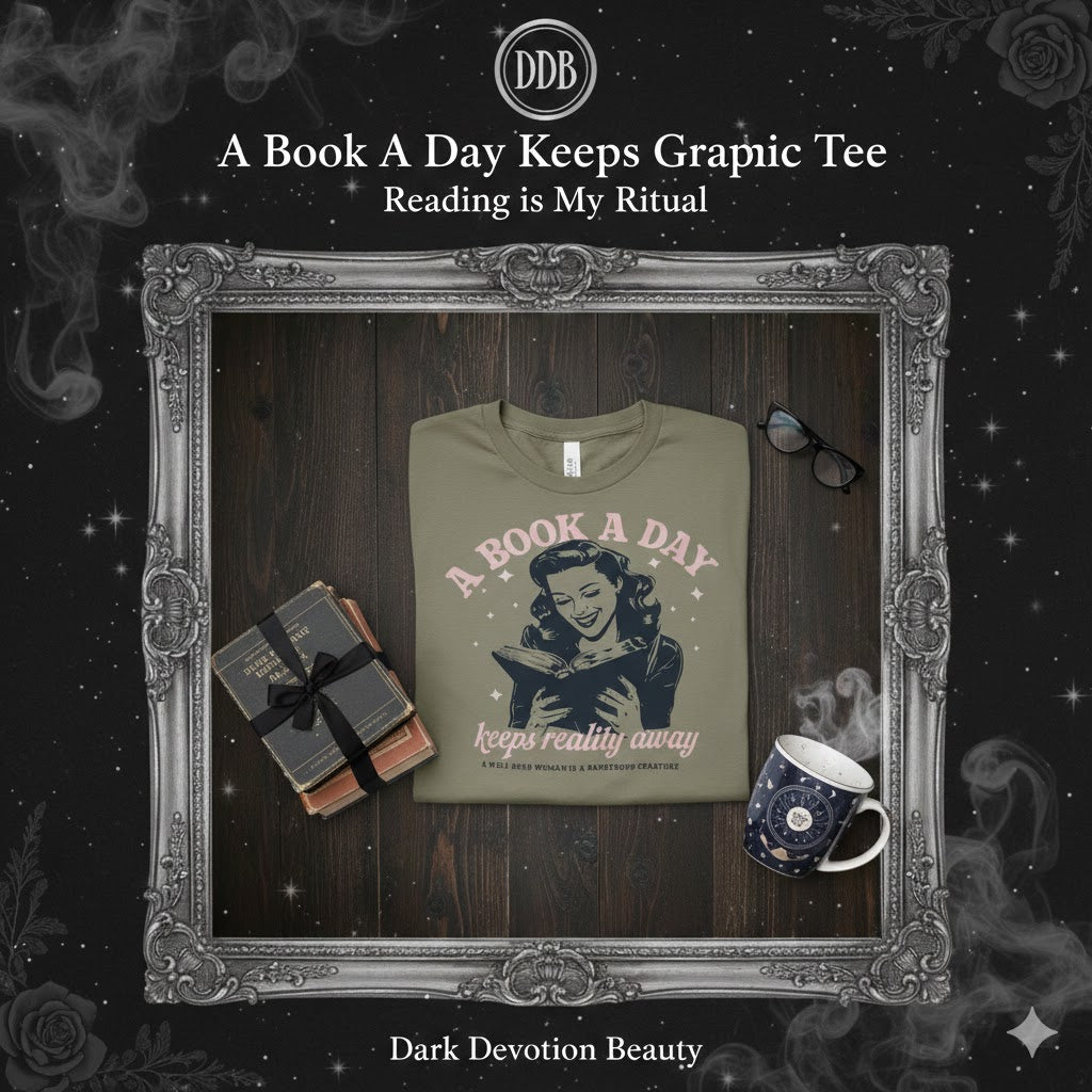 A Book A Day Keeps Reality Away - Comfort Colors Tee