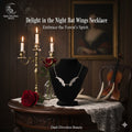 Delight in the Night Bat Wings Necklace